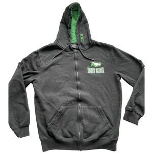 North Dakota Fighting‎ Hawks Hoodie Full Zip Mens Size Medium UND Vtg Colosseum